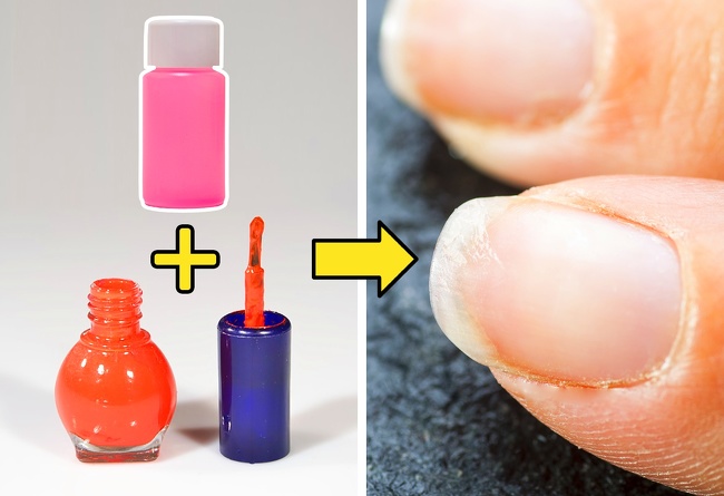 Solvent as a way to dilute dried nail polish