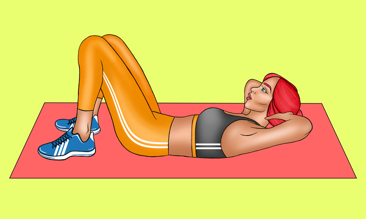 exercise for flat belly at home video