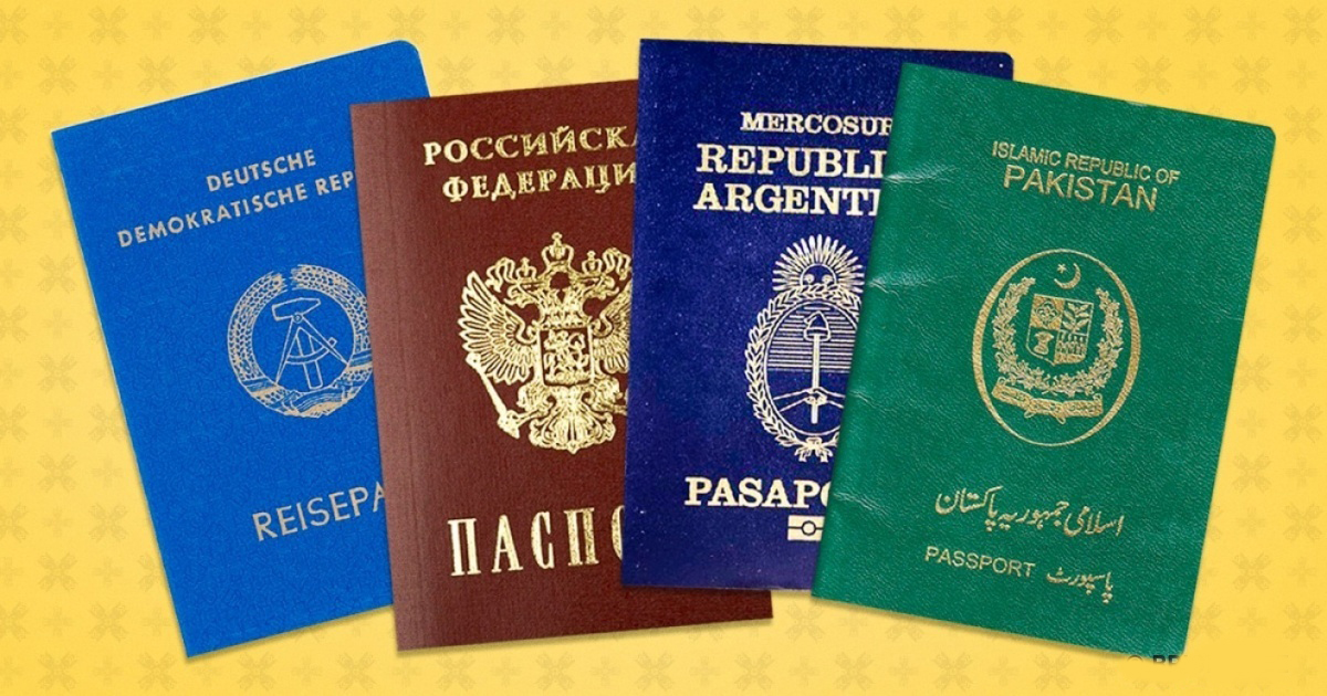 There Are Only Four Passport Colors In The World And Here Is The