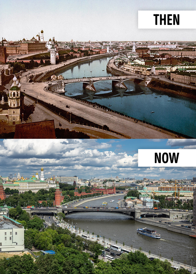 10 Amazing Cities Before And After Over the Years