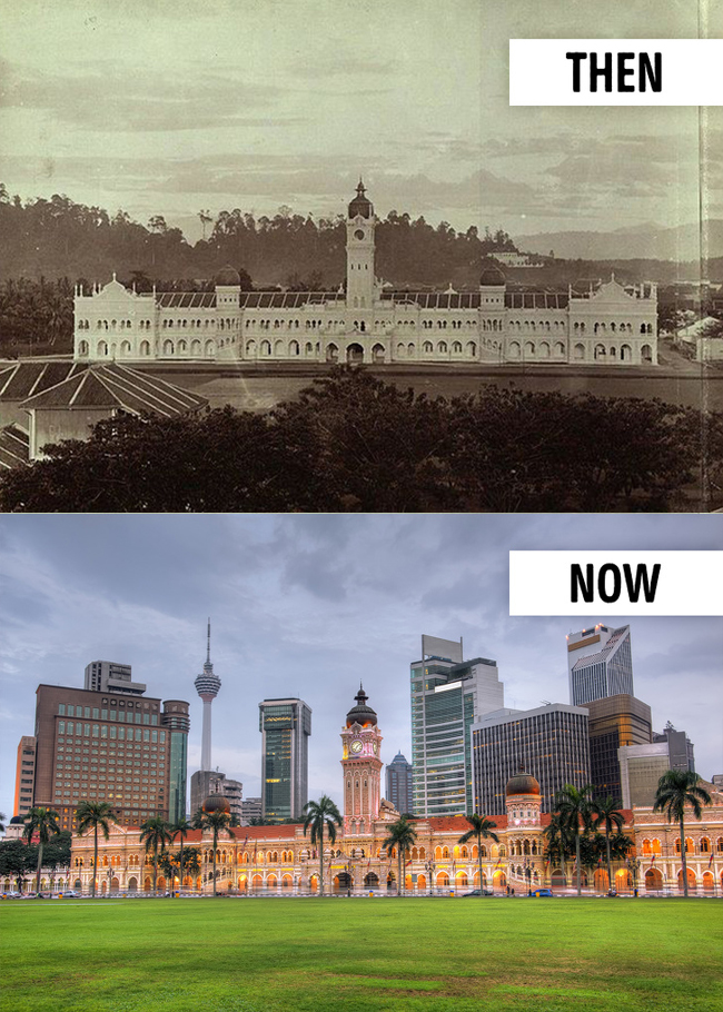 10 Amazing Cities Before And After Over the Years