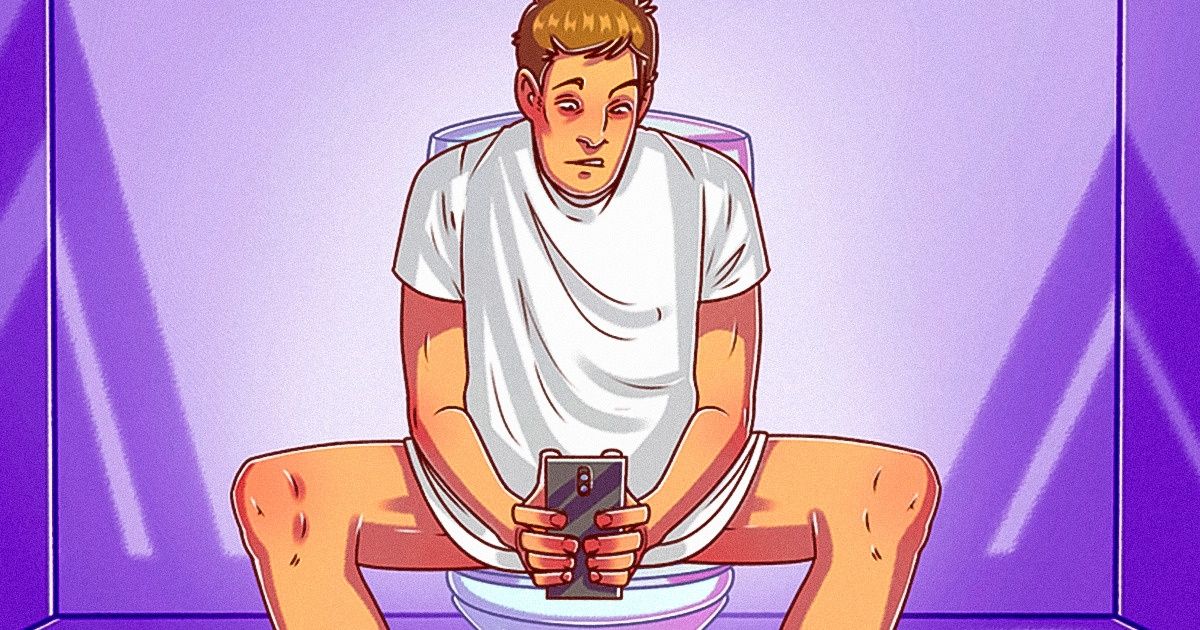 Why Using Your Phone on the Toilet Is So Bad For You