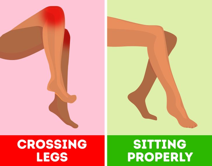 What Can Happen to Your Body If You Sit With Crossed Legs Often
