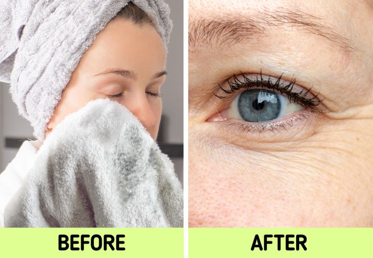 Why You Shouldn’t Use a Towel to Dry Your Face