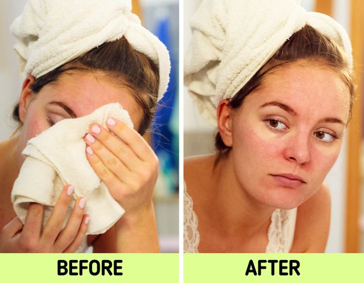 Why You Shouldn’t Use a Towel to Dry Your Face