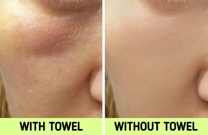 Why You Shouldn’t Use a Towel to Dry Your Face