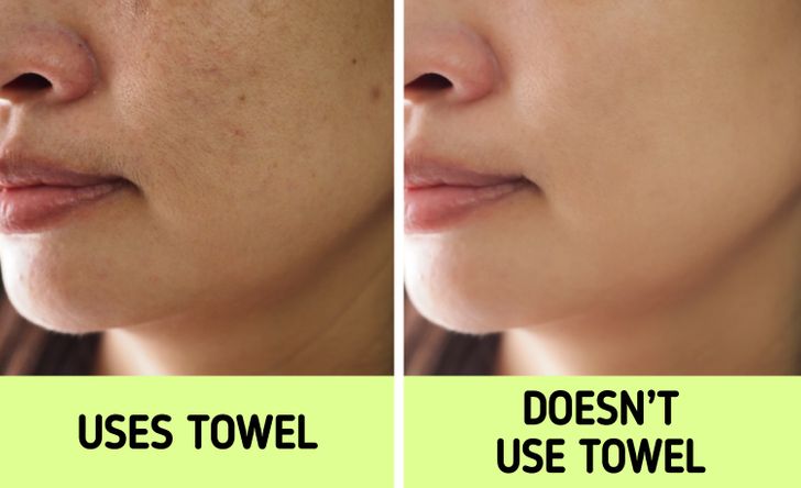 Why You Shouldn’t Use a Towel to Dry Your Face