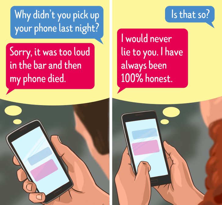 6 Signs That Show Somebody Is Lying to You in a Text
