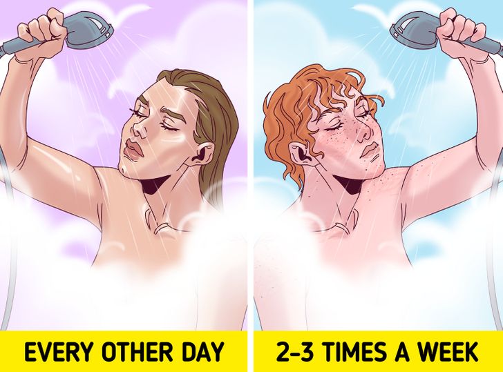 How often do you really need to shower, according to science?