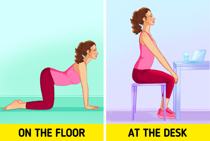 5 exercises to do after a long day sitting at your desk